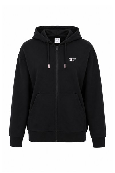Zipper Sweatshirt Women's Black Id Rlx Flc Fz Hoodie