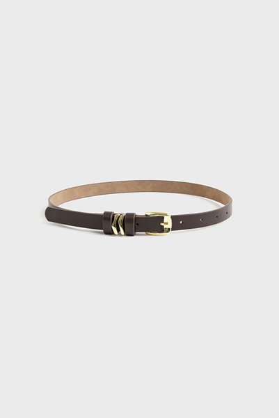 Brown Buckled Belt