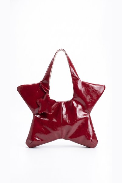 Staria Cherry Star Charms Tote Shoulder Bag