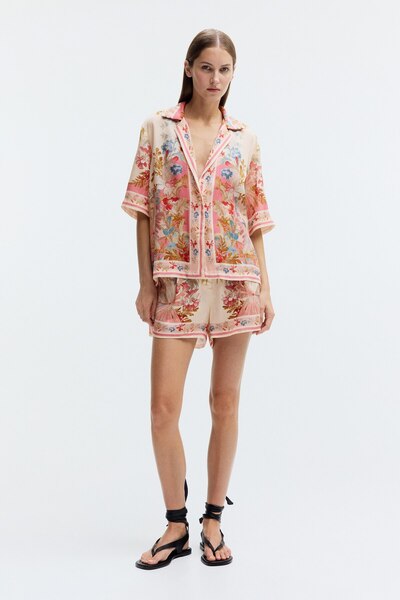 Short Sleeve Lyocell Shirt