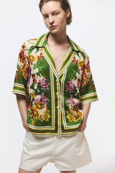 Short Sleeve Lyocell Shirt