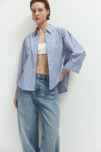 Short Poplin Shirt