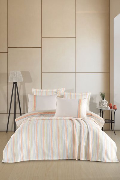 Mellow Modern Dowry Package 7 Pieces (240X250 cm) Cinnamon
