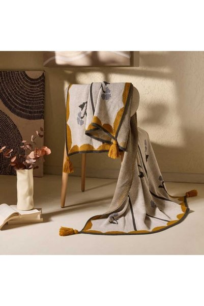 Soft Knitwear Tv Blanket - Colorful - 120X160 cm