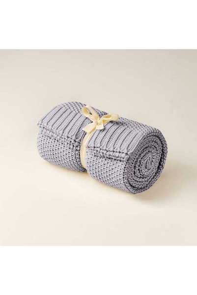 Soft Koza Knitwear Tv Blanket - Gray - 130X170 cm