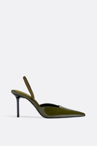Patent Leather Look High Heels
