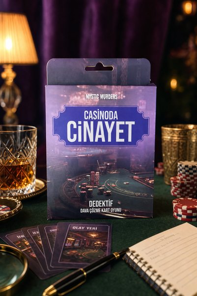 Mystic Murders Casino Murder Detective Case Solving Card Game - Mystery Entertainment