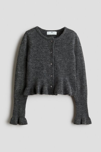 Cardigan with Farbalal