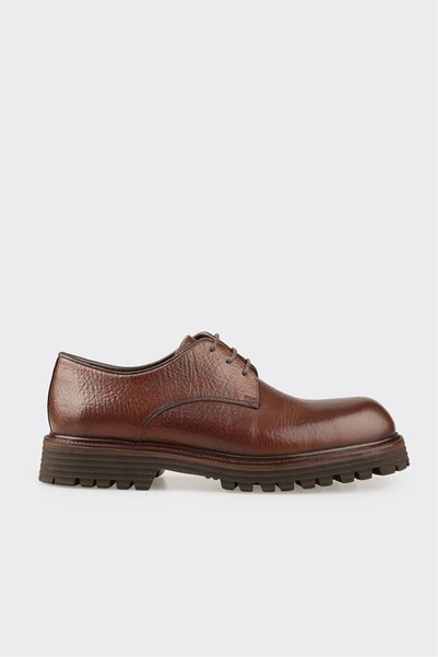 Brown Leather Men's Daily Shoes