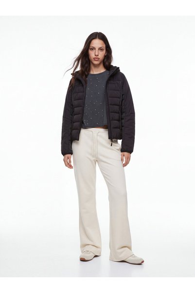 Regular Fit Belted White Trousers