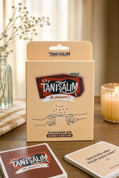 Meet Us Mini First Date Conversation Cards - Fun Dating Game