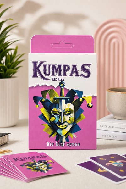Kumpas Girl to Girl Bluffing Game Fun Social Box Card Game