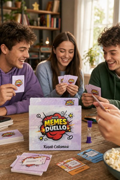 Mini Memes Dueling Belt Clash Fun Box Game Cards