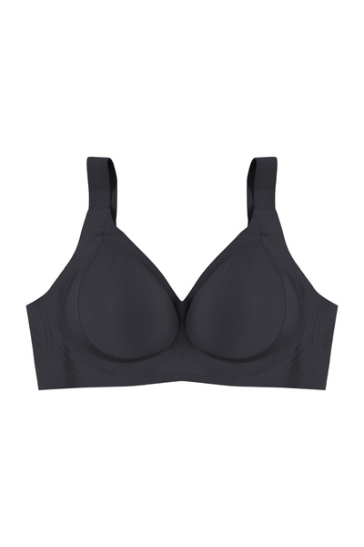 Seamless Gathering Non-Marking Adjustable Strap Plus Size Padded Bra