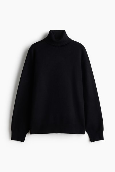 Half Turtleneck Oversize Sweater