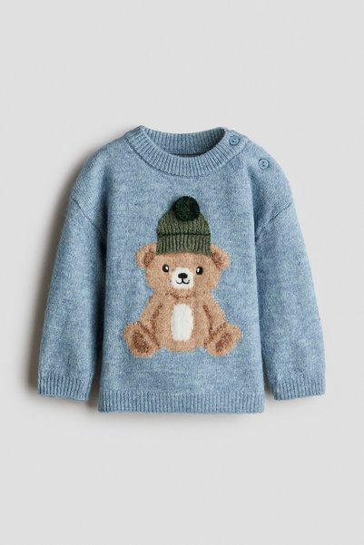 Motif Detailed Sweater