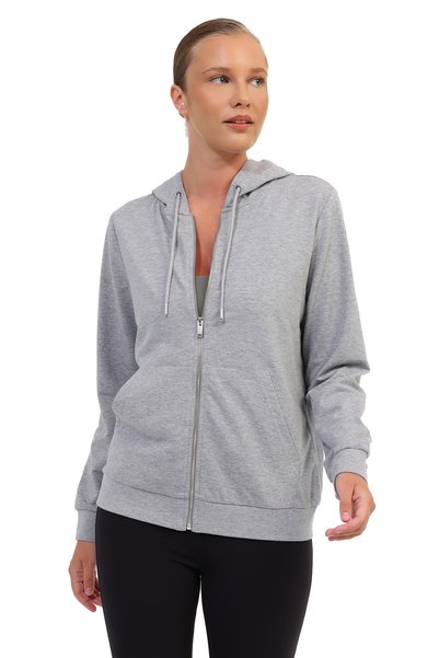 Women's Tracksuit Top a Gri Mel Wb 18Bianca-H