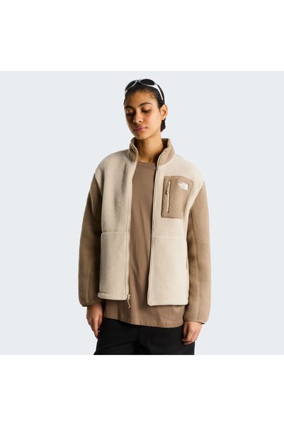 W Yumiori Full Zip Women's Brown Fleece