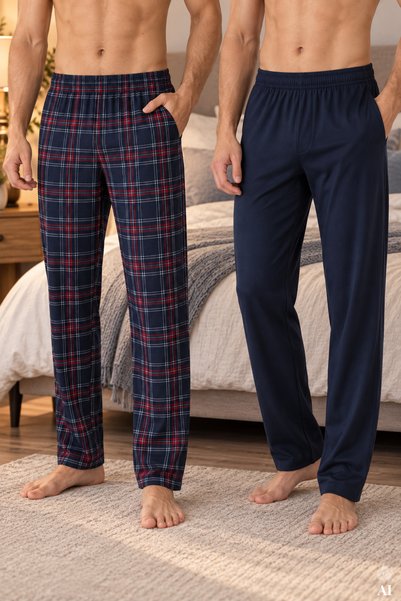 Men's 2-Piece Single Bottom Pajamas