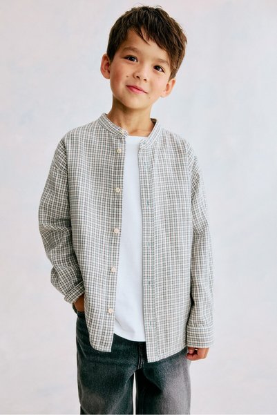 Cotton Judge Collar Shirt