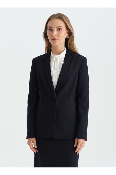 Jacket, 38, Navy Blue