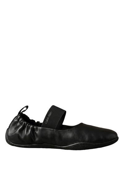 Black Women's Ballet Flats Ballet Sneaker Mj Lth