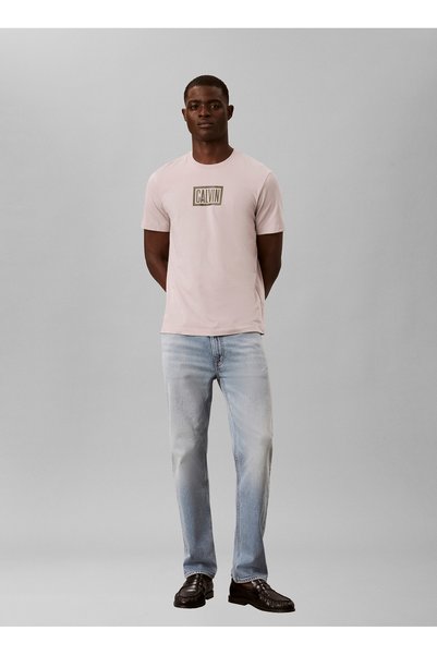 Jeans T-Shirt, L, Light Gray