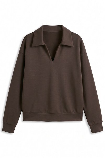 Soft Textured Sweatshirt