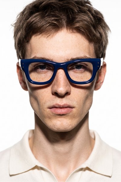 Sezer Navy Men's Blue Light Protective Glasses