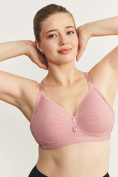 Wireless Gathering Bra Cc894 Dusty Rose