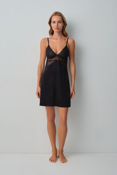 Private Lace Short Nightgown