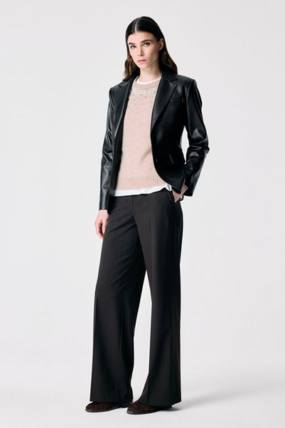 Brown Wide Leg Trousers