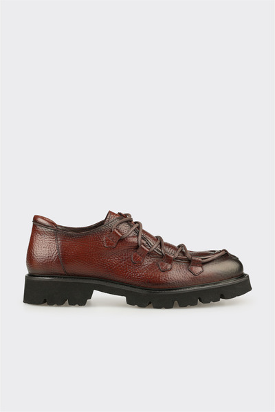 Taba Leather Men's Casual Lace-Up Shoes