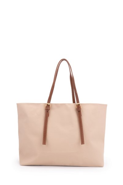 Large Size Zippered Fabric Gabrielle Women's Shoulder Bag
