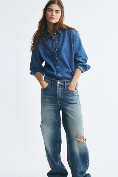 Baggy Regular Waist Jeans