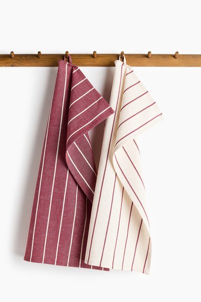 2-Pack Linen Blend Drying Cloth