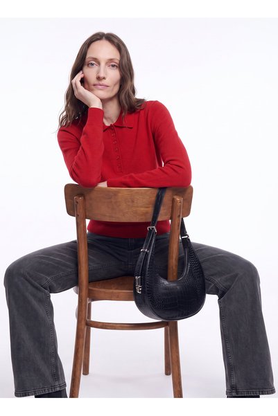 Sweater, Xs, Red