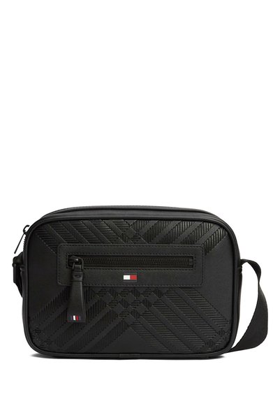 Black Men's Messenger Bag Th Corp Texture Camera Bag