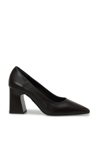 26K-289 Brown Women's Heeled Shoes