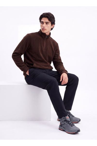 Sweatshirt, S, Brown