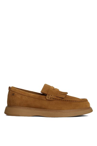 Taba Men's Casual Shoes Comfort Suede Fringe Loafer
