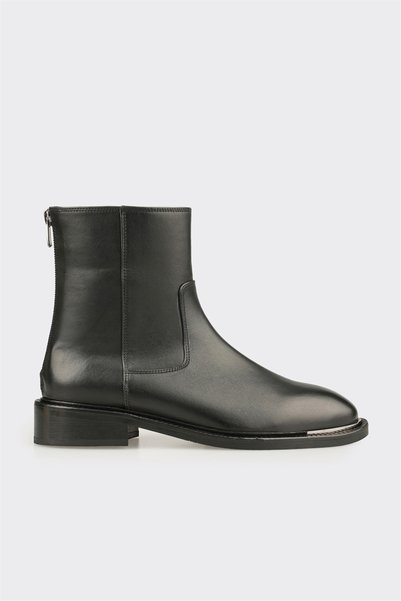 Black Leather Women's Classic Boots