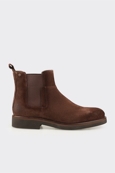 Brown Leather Men's Classic Boots