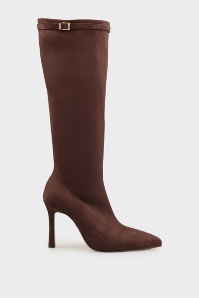Brown Women's High Heel Boots