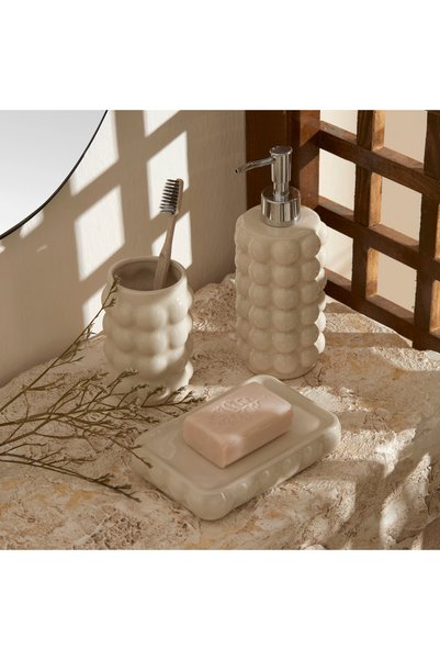 Rocco 3-Piece Bathroom Accessory Set White