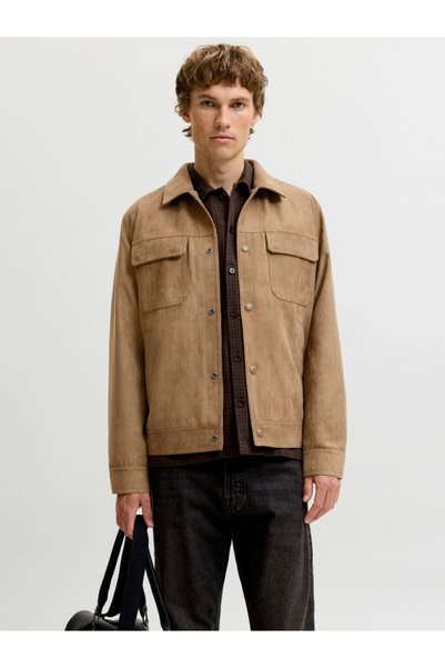 Jack Jones Men's Jacket with Pocket Detail 12304609