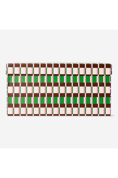 Geometric Patterned Large Storage Box