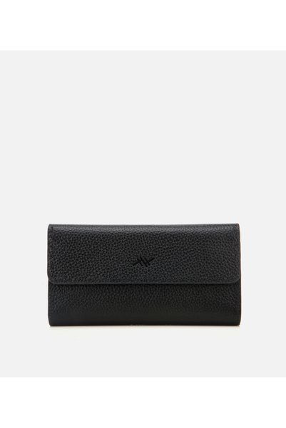 Women's Leather Black Wallet