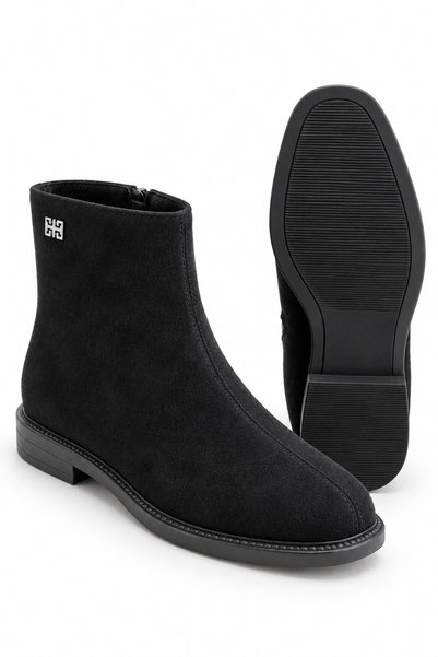 Laven Zippered Short Heeled Casual Women's Boots