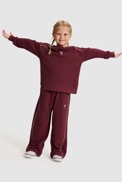 Girl's Plum Pajama Set 50334131-Vr074
